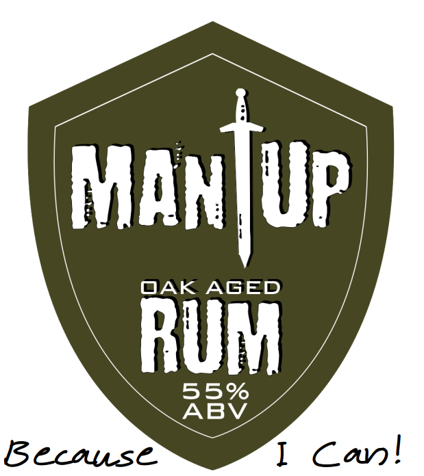Man Up Rum Hand-crafted rum healthy natural Navy-style rum